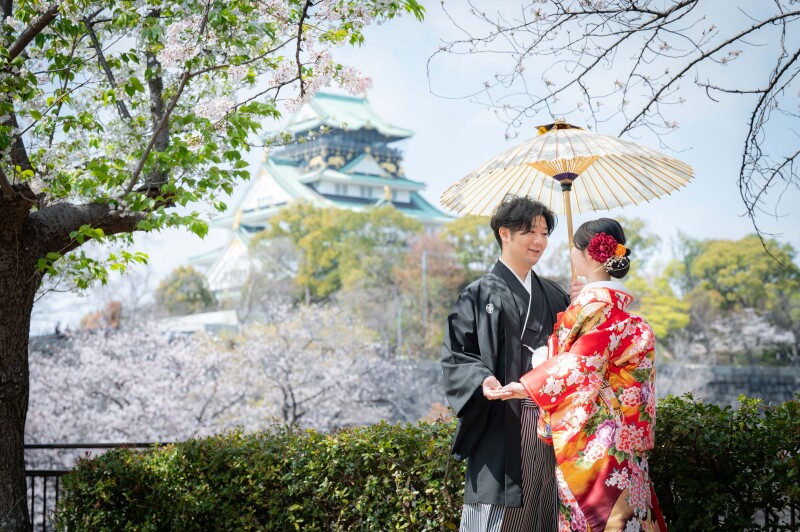 大阪城&times;桜ロケ