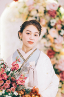 ◎ 白無垢の魅力　/　綿帽子と新日本髪