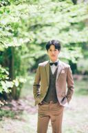 新郎様のヘアメイク