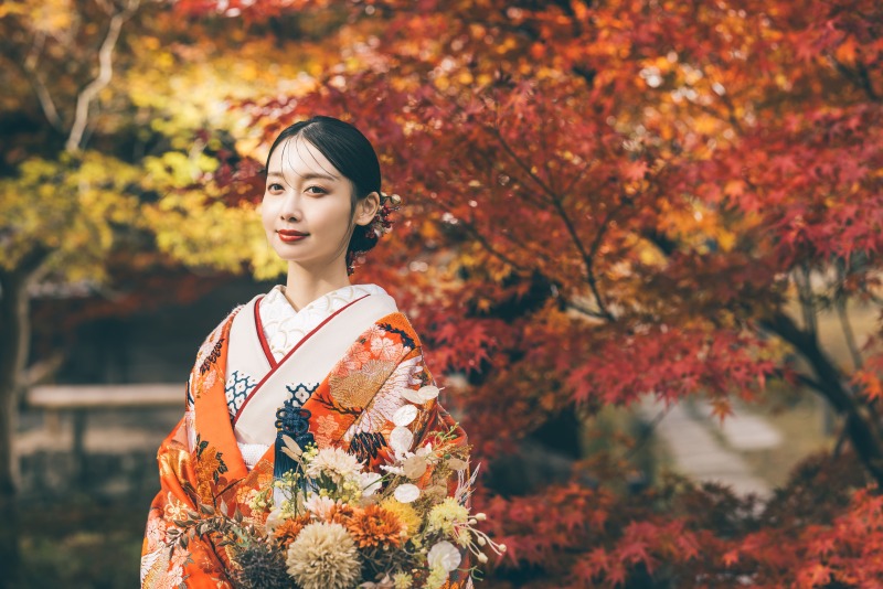 残りわずか!紅葉和装ロケーション撮影★