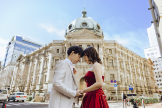 馬車道でのロケーション撮影(*´꒳`*)