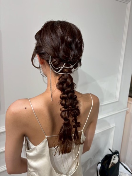 外ロケ編みおろしアレンジ特集⭐︎ヘアメイクスタイリスト\\Nagai//