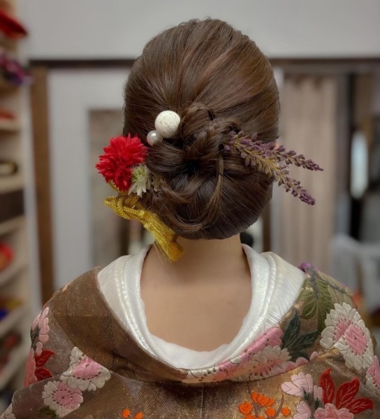 秋の和装ヘアスタイル⭐︎４選⭐︎