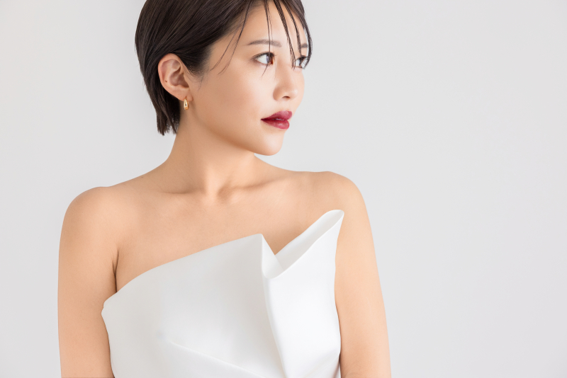 ショートヘア花嫁必見！ショートだから似合うドレス♬