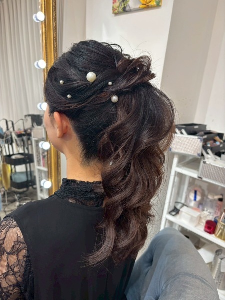 Nagaiが提案する⭐︎花嫁ポニーテールスタイル５選♬