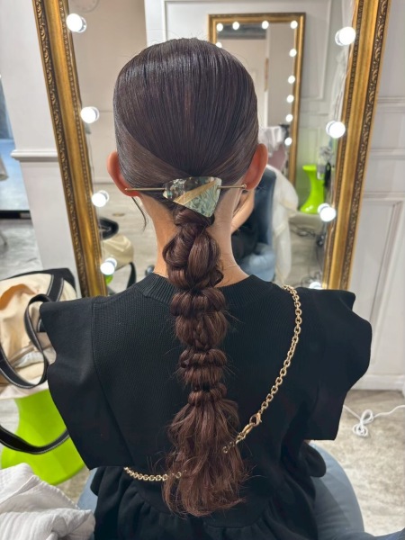 外ロケ編みおろしアレンジ特集⭐︎ヘアメイクスタイリスト\\Nagai//