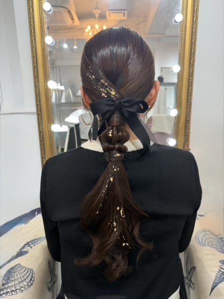 Nagaiが提案する⭐︎花嫁ポニーテールスタイル５選♬