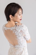 ショートヘア花嫁必見！ショートだから似合うドレス♬