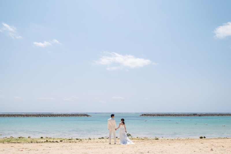 このチャンスに思い切って!? 石垣島の海でプロポーズショット