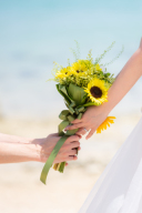 このチャンスに思い切って!? 石垣島の海でプロポーズショット