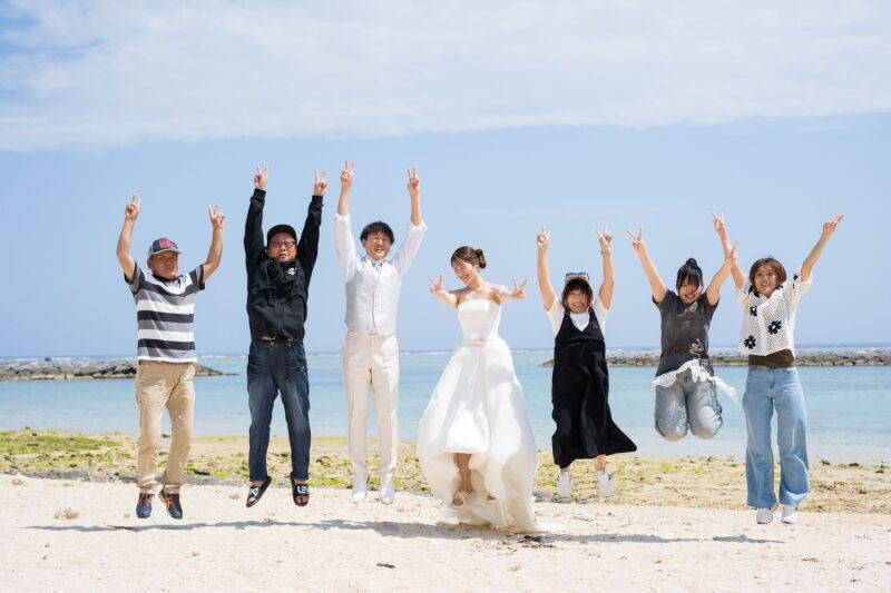 ファミリーフォトやお友達とだって！石垣島 by ワタベウェディングにお任せあれ♪