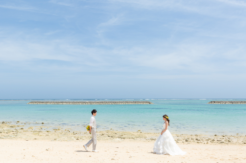 このチャンスに思い切って!? 石垣島の海でプロポーズショット
