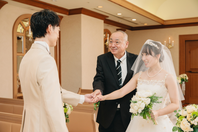 憧れのチャペルウェディングをお写真に！