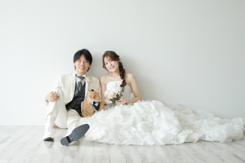 大切なペットと一緒にフォトウェディングを残してみませんか?