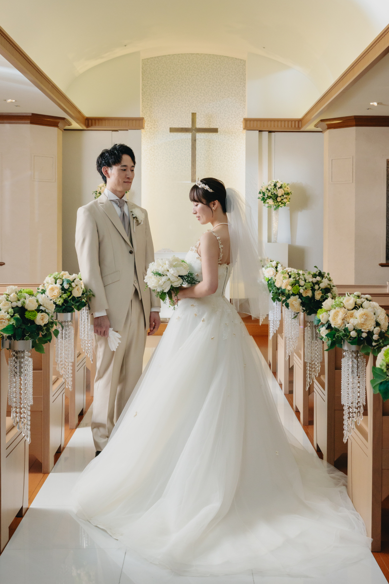 憧れのチャペルウェディングをお写真に！