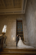 東京国立博物館でクール&ドラマティックな空気に包まれたロケーションフォトを