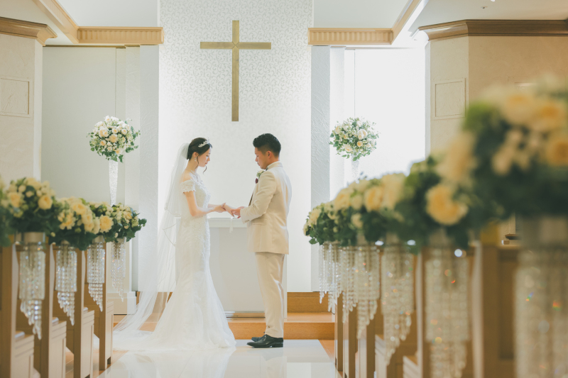 写真だけの結婚式はチャペルがおすすめ♪