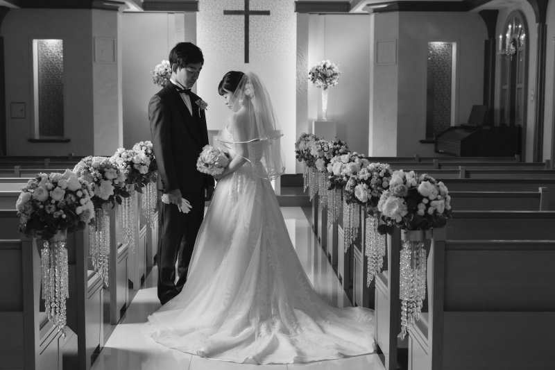 写真だけの結婚式はチャペルがおすすめ♪