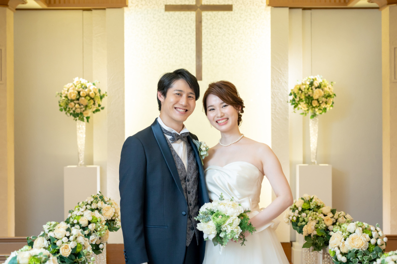 前撮りなら安心！　憧れのチャペルウェディングを美しい写真に残そう