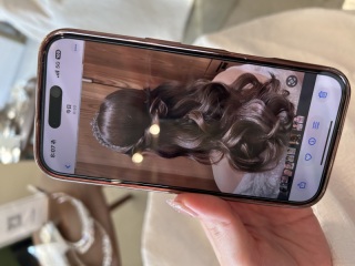 【Hair style order】 ハーフアップ