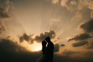 久しぶりに朝日を見ました!