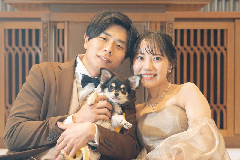 ペットと叶う♪ フォトウェディング!