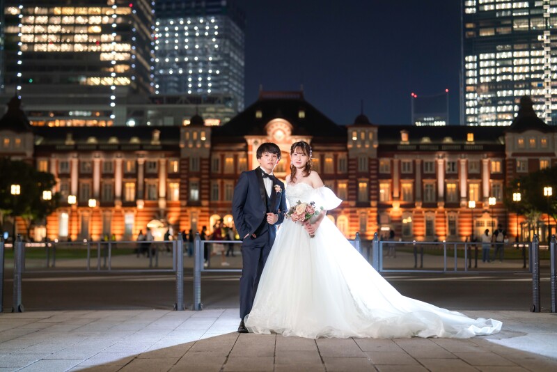 【ブーケの持ち込み】花の色が写真にやわらかさを添える