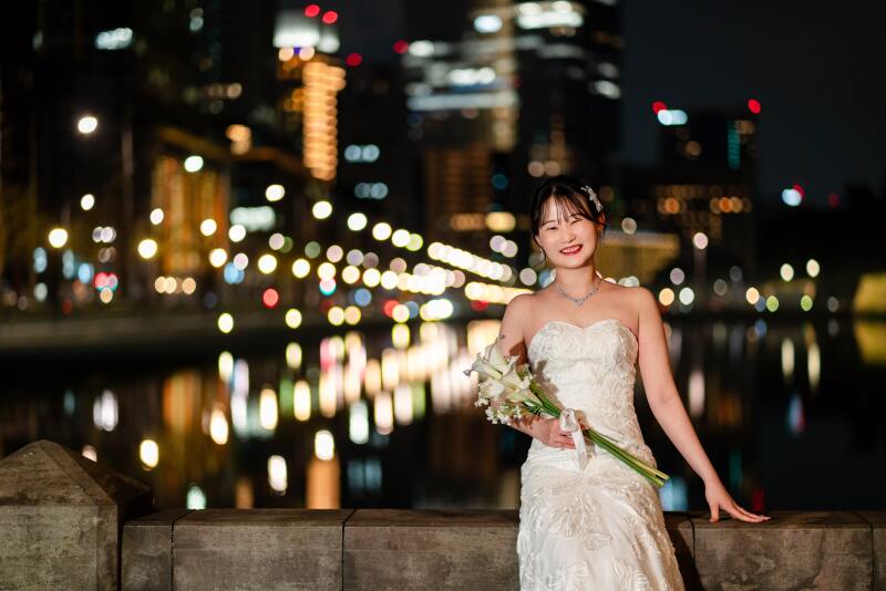 【ドレスが輝く時間帯】東京で撮るウェディングフォト