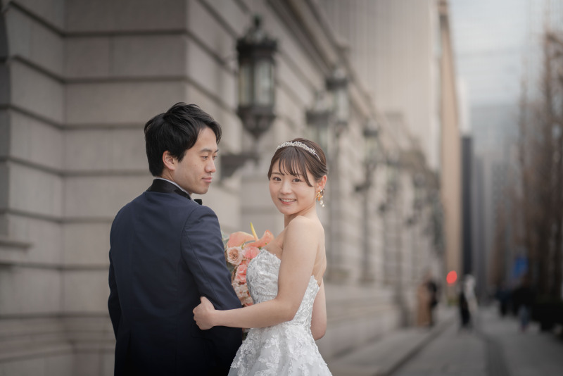 【ドレスが輝く時間帯】東京で撮るウェディングフォト