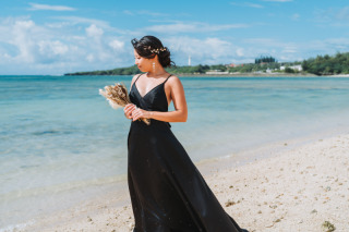 カラードレスも素敵です♩