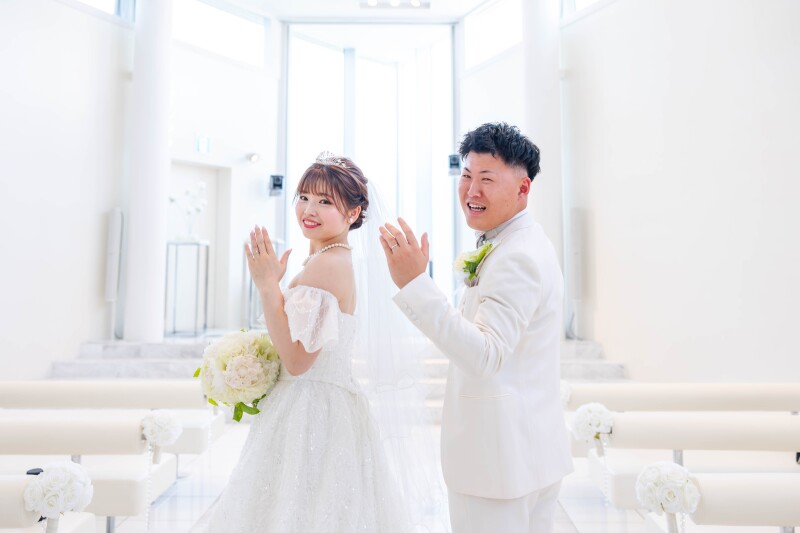 チャペルで感動の涙