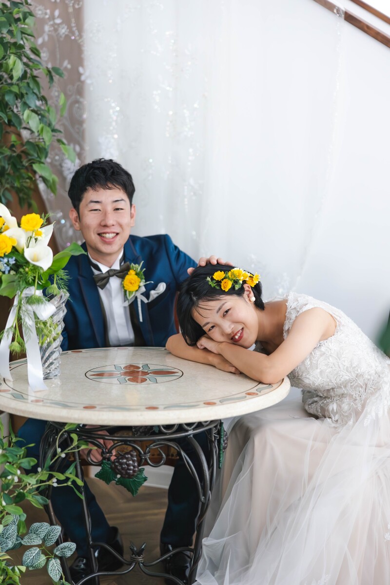 子供と一緒のフォトウエディング!