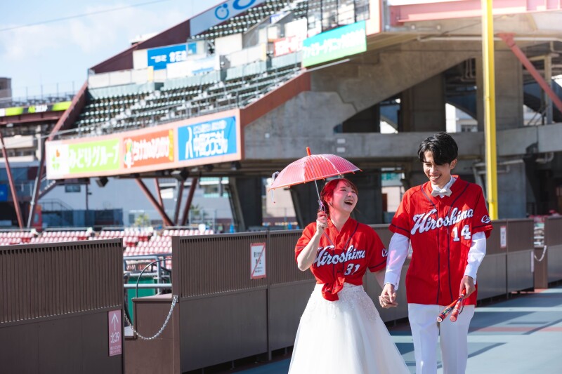 マツダスタジアムロケーション撮影