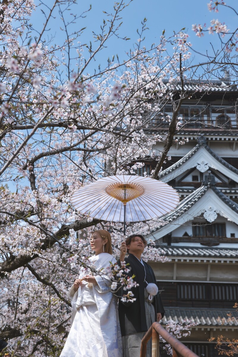 広島城で桜も撮れちゃった!