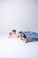 家族一緒のウエディングフォト