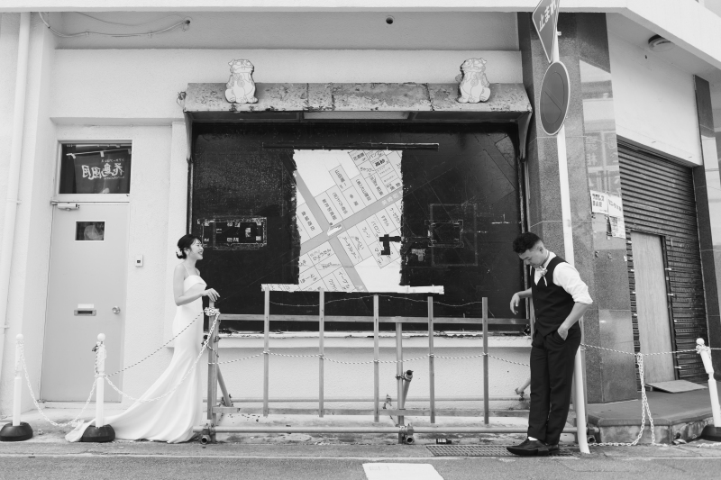 モノクロ写真でお洒落な仕上がりに