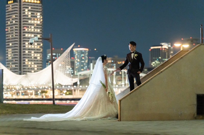 「ハーバーランド」で残す、おふたりだけの一枚☆