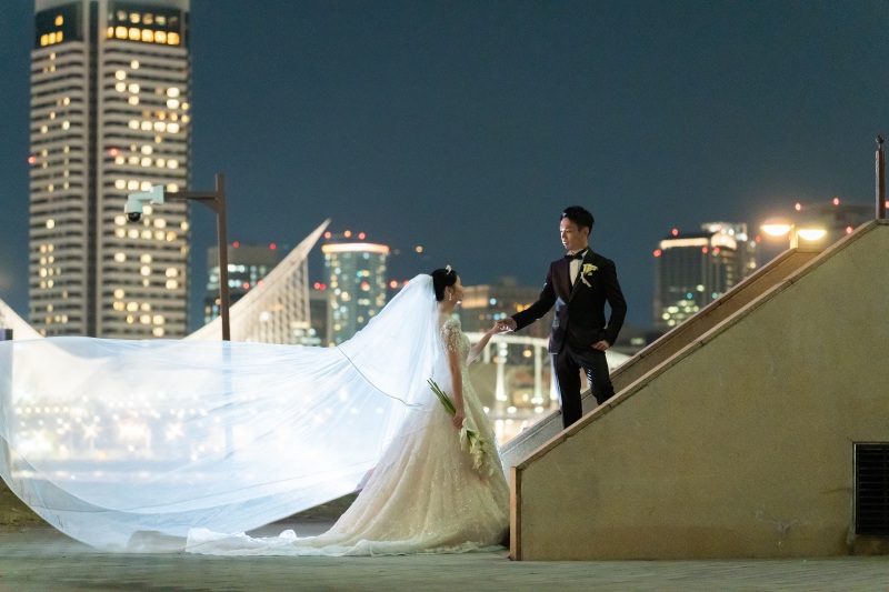 「ハーバーランド」で残す、おふたりだけの一枚☆