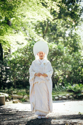 【新緑の和装前撮り】鮮やかな緑に包まれる、お二人だけの特別なロケーションフォト