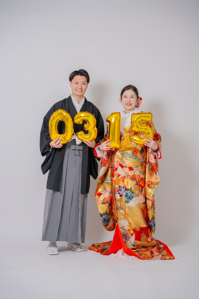 【お客様レポート】和装で叶える!伝統と遊び心が詰まった前撮りフォト!