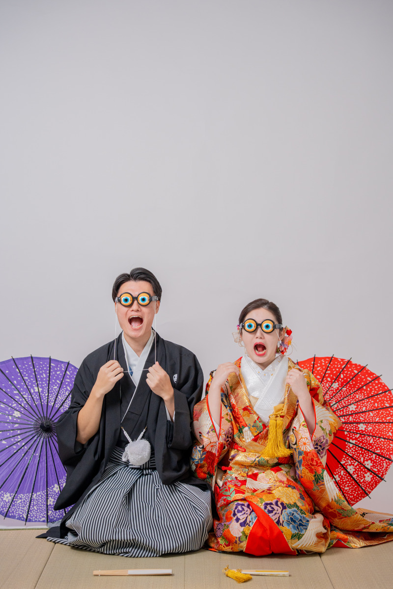 【お客様レポート】和装で叶える!伝統と遊び心が詰まった前撮りフォト!