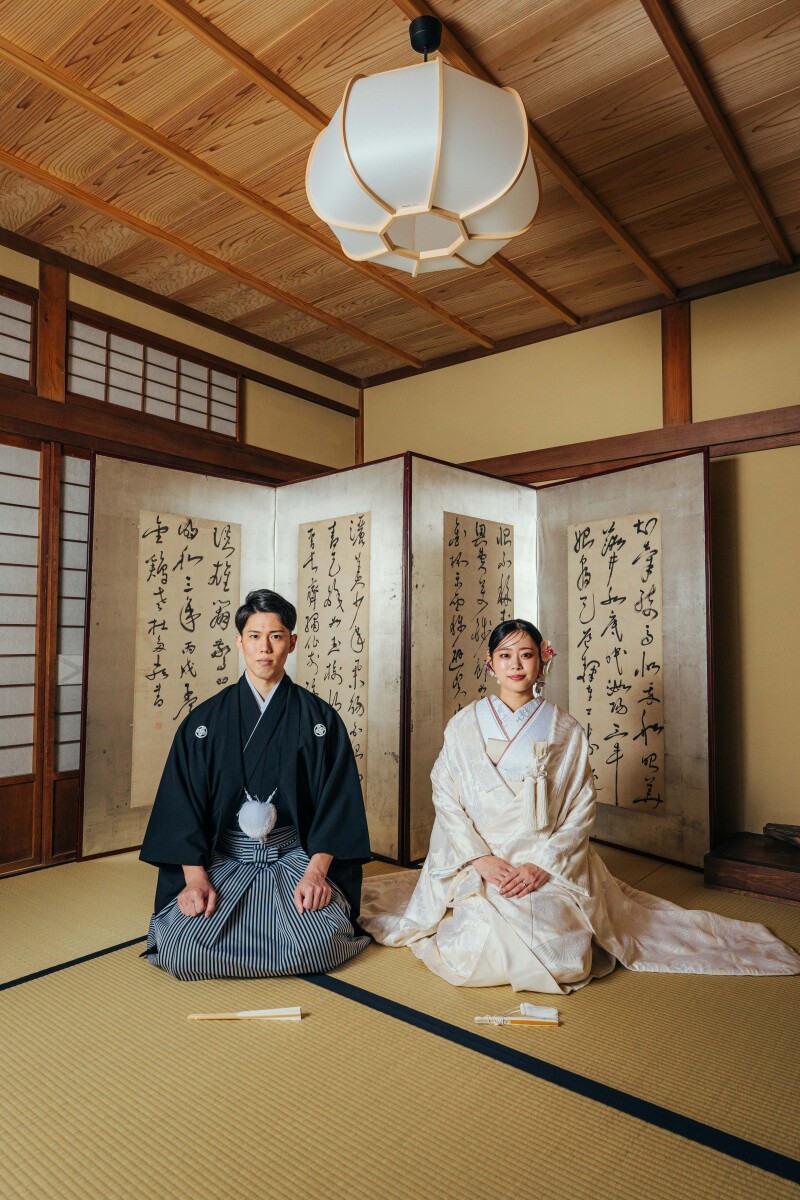 【新緑の和装前撮り】鮮やかな緑に包まれる、お二人だけの特別なロケーションフォト