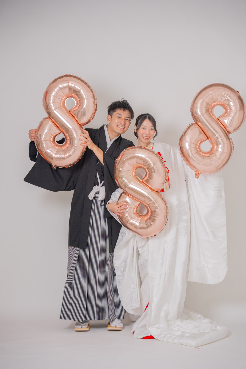 【令和8年8月8日】おめでたい吉日に入籍割プランでご撮影いただいたお客様♪