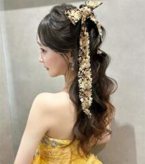 小物で魅せるヘアアレンジ