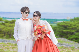 ブーケで広がる写真の雰囲気♪