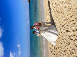 【撮影風景】挙式日を抱きしめる、ふたりの笑顔