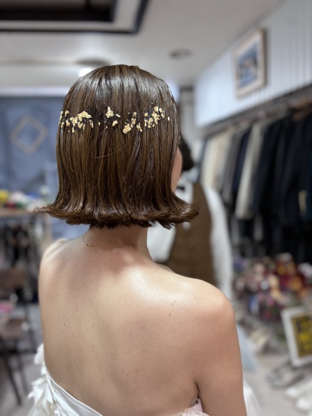 【撮影風景】ショートボブの髪型。。。。