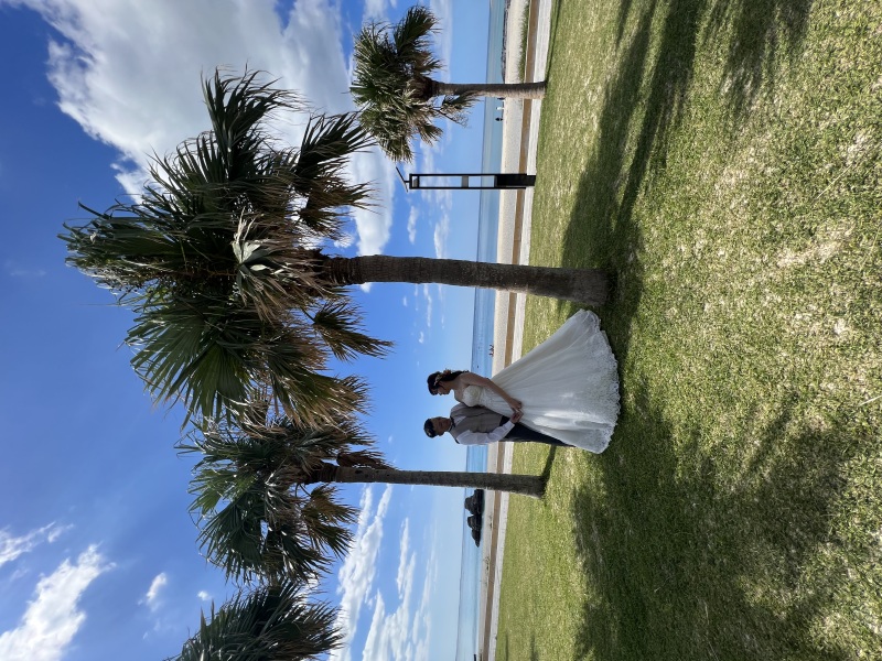 【撮影風景】ヤシの木で一休み・・・