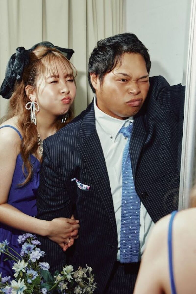 お2人らしさ溢れるスタジオ撮影