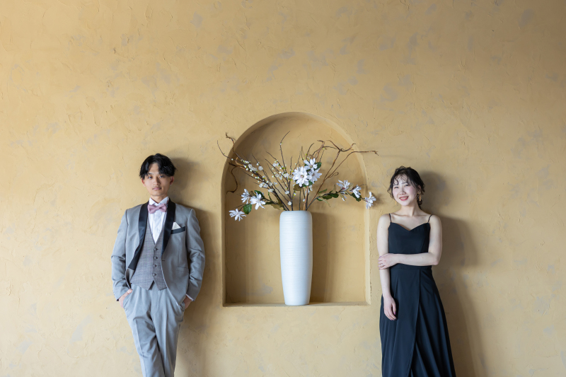 【スタジオ背景紹介☆】シンプルだけど、サマになる。スタジオ撮影①